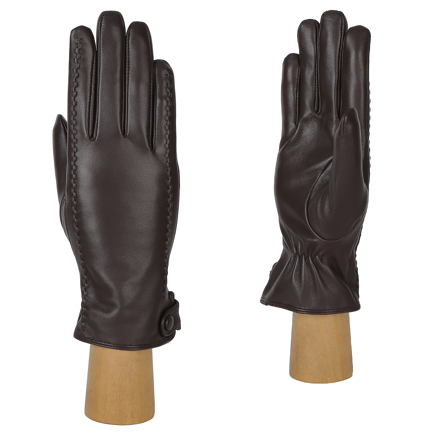 Перчатки женские FABRETTI B6-2 brown коричневые, р.7.5