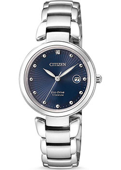 Японские наручные  женские часы Citizen EW2500-88L. Коллекция Eco-Drive