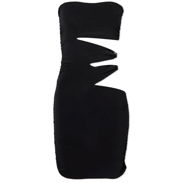 Платье Rotate Jersey Mini Cutout, черный