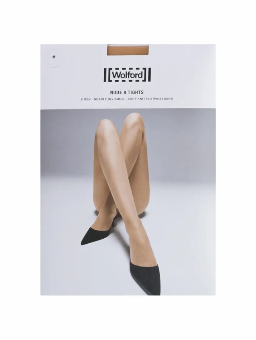 Капроновые колготки Nude 8 Wolford, бежевый