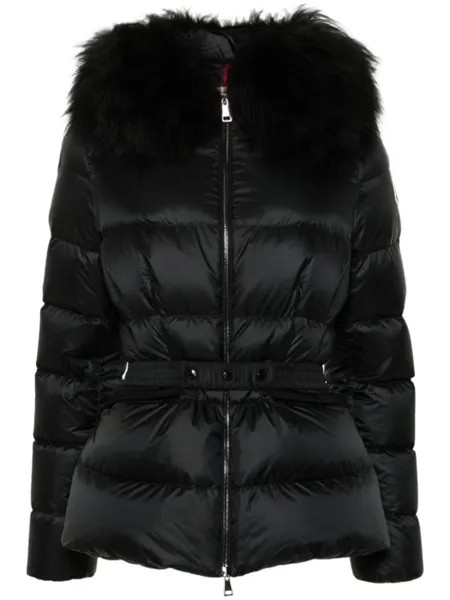 Moncler пуховик Boed с капюшоном, черный