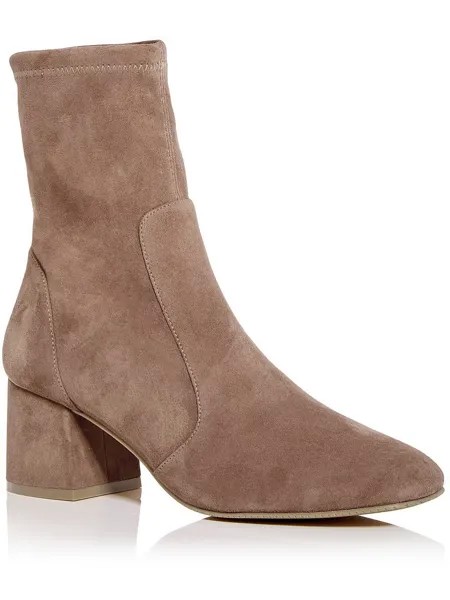 Женские ботильоны Sleek 60 с квадратным носком до щиколотки Stuart Weitzman, цвет Taupe
