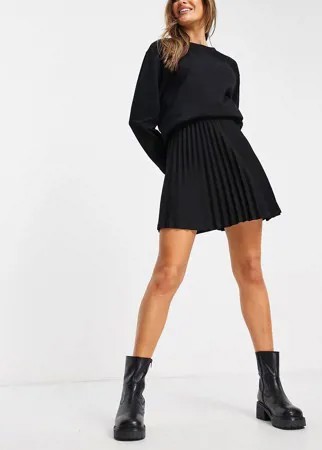 Черная теннисная мини-юбка Vero Moda FRSH-Черный цвет