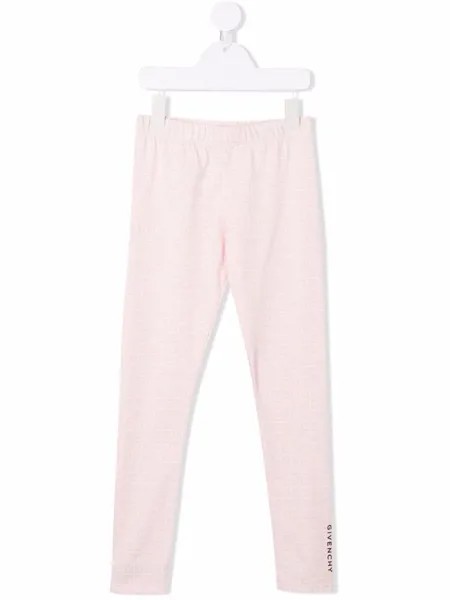 Givenchy Kids легинсы с логотипом