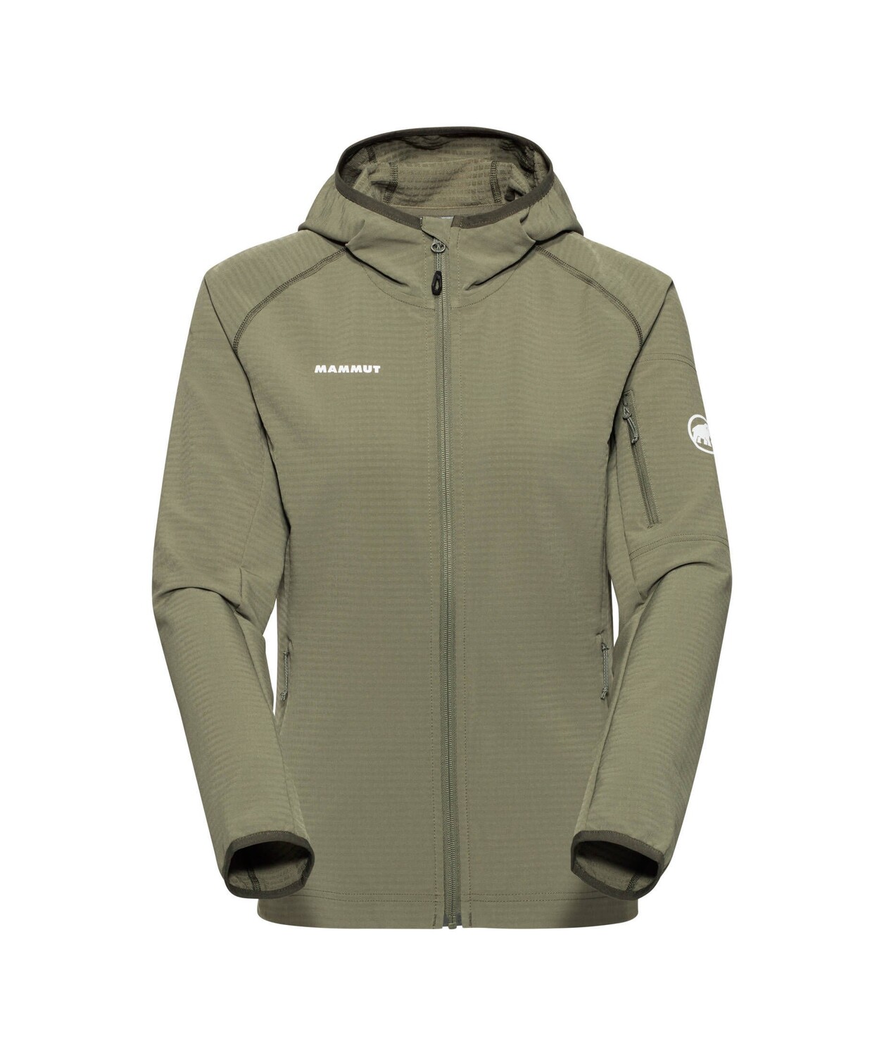 Куртка Madris Light ml с капюшоном Mammut, зеленый