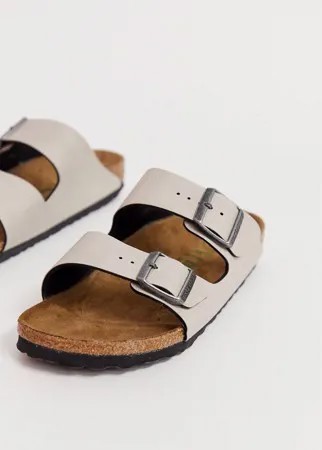 Светло-бежевые сандалии Birkenstock-Бежевый