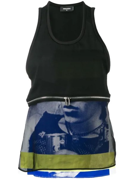 Dsquared2 топ 'Hidden Dean Vicious'