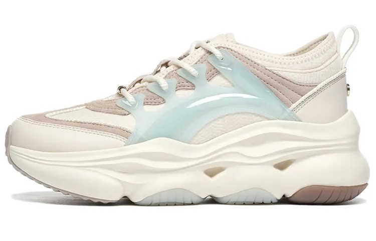 Кроссовки LI-NING 1990 Classic Collection Lifestyle Shoes Women's Low-top White/Royal Blue