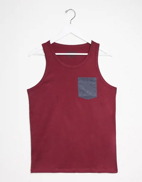 Майка с карманом Jack & Jones-Красный