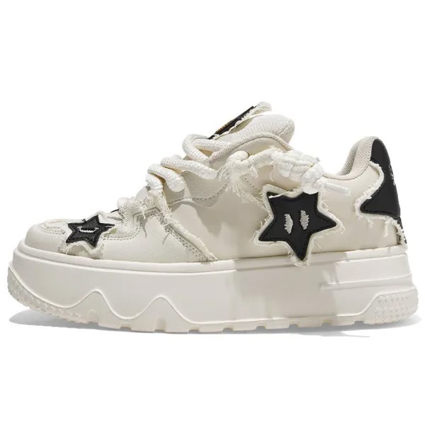 Кроссовки Stateof Stars Skateboarding Shoes Unisex Low-top, цвет Flax rice (mesh)