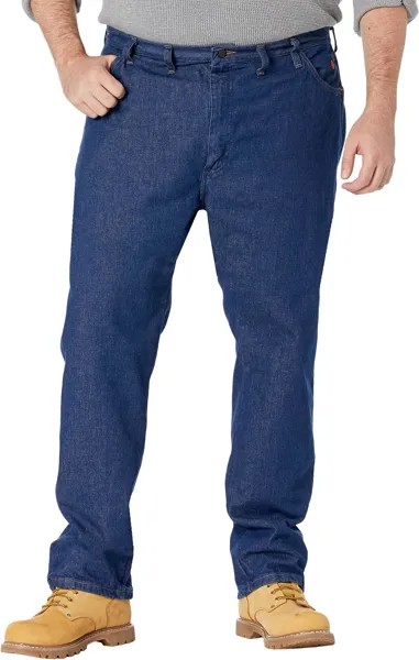 Джинсы Big & Tall Flame Resistant Lightweight Regular Fit Wrangler, цвет Dark Denim