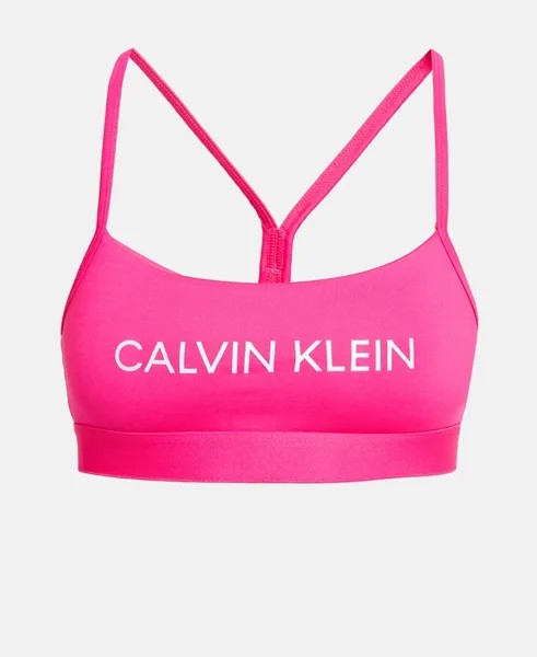 Спортивный бюстгальтер Calvin Klein Performance, розовый