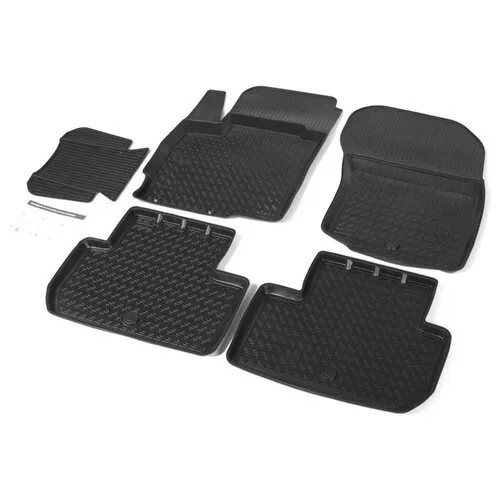 Комплект ковриков RIVAL 14002002 5 шт. черный