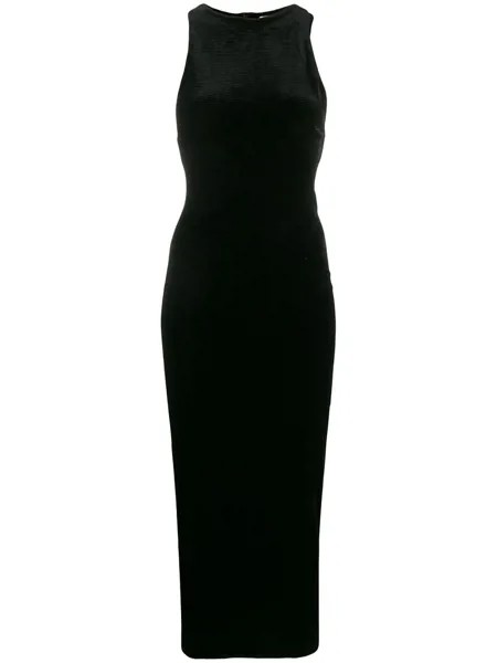 Helmut Lang Pre-Owned приталенное платье 1990-х годов