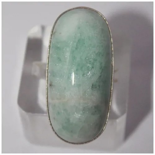 Кольцо True Stones, мельхиор, берилл, подарочная упаковка, размер 18, зеленый