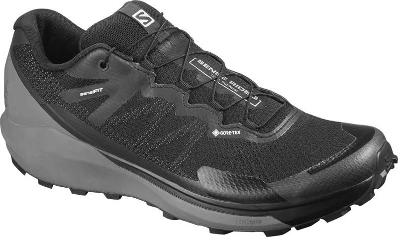 Кроссовки мужские Salomon SENSE RIDE 3 GTX INVIS. FIT серые 8.5 UK