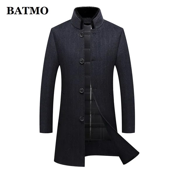 BATMO 2022 Новое поступление зимний 90% белый утиный пух Подкладка шерстяной тренчкот для мужчин, размер M-XXXL 1867