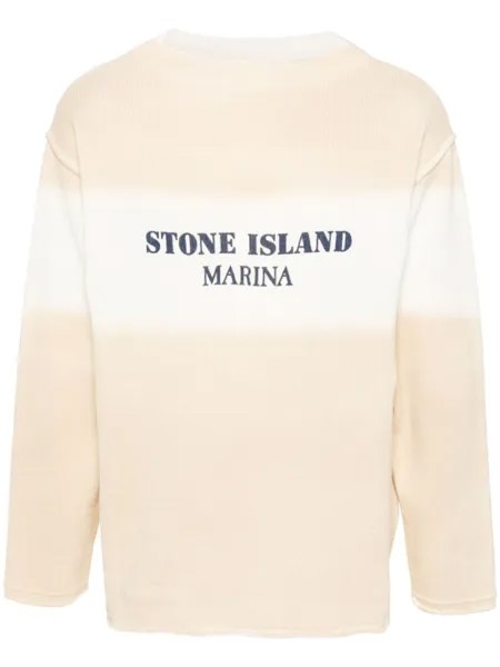 Stone Island джемпер с логотипом, нейтральный цвет