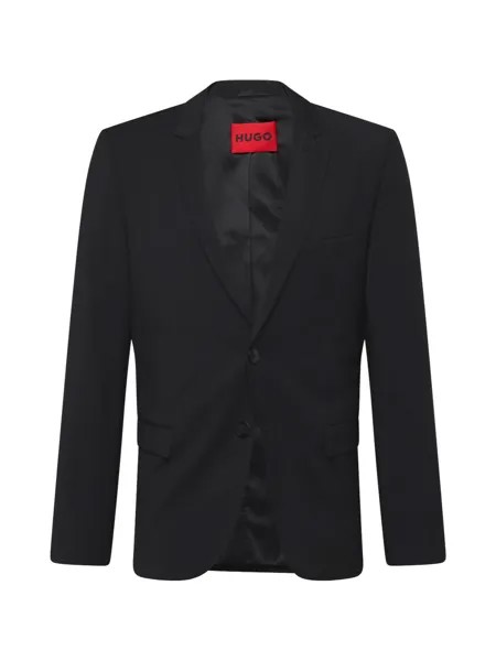 Деловой пиджак приталенного кроя HUGO Arti, черный