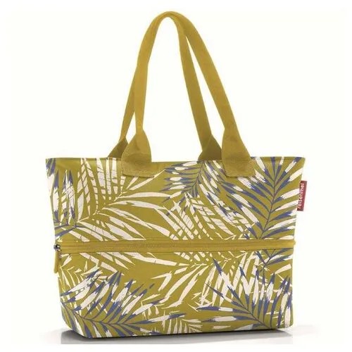 Шоппер женский Reisenthel Shopper E1 Jungle Curry RJ2028, сумка шоппер, с принтом, с карманом, мягкий
