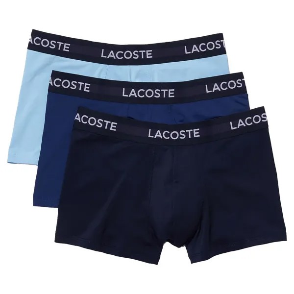 Боксеры Lacoste 5H9623 3 шт, синий