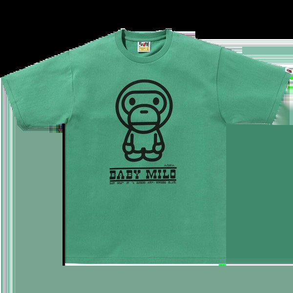 Футболка BAPE Classic Baby Milo 'Green', зеленый