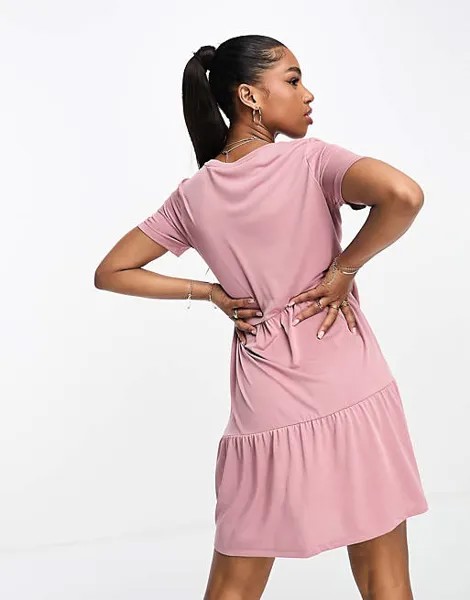 Платье мини пыльной розы Vero Moda