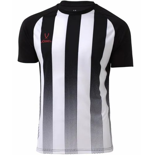 Футболка Jogel Футболка игровая Camp Striped Jersey от Jogel. Детская. Цвет: белый/черный. Размер: YL., размер YL, белый, черный