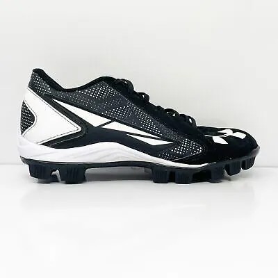 Черные бейсбольные бутсы Under Armour Boys Leadoff Low RM 1264187-011, размер 3 года