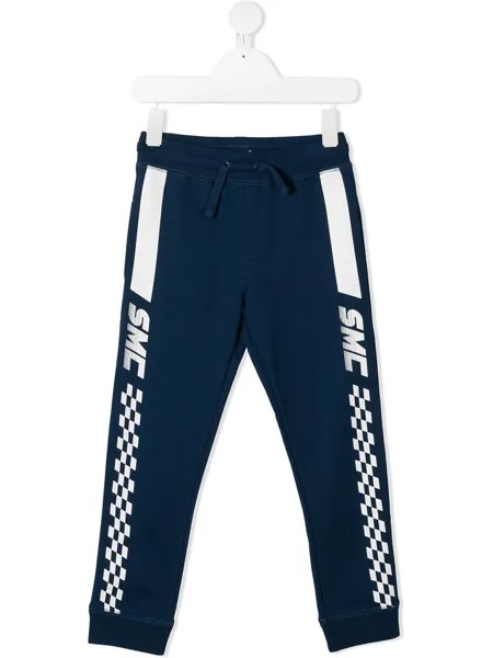 Stella McCartney Kids спортивные брюки в клетку