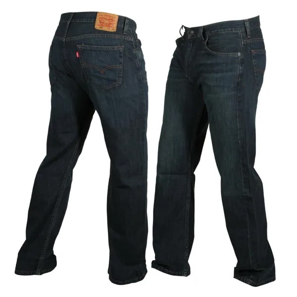 Мужские джинсы Levi s 569 Loose Straight Fit цвета Kale 00569-0132