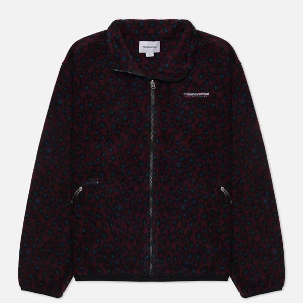 Мужская флисовая куртка thisisneverthat INTL. Fleece бордовый, Размер L
