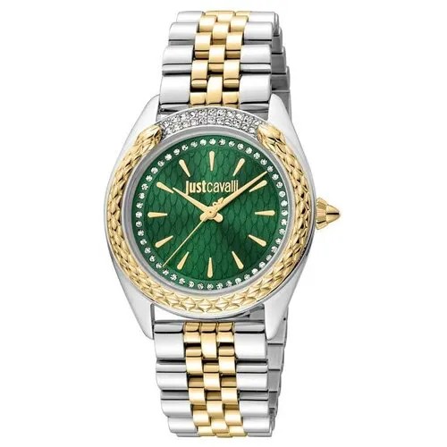 Наручные часы Just Cavalli JC1L195M0395, золотой, зеленый
