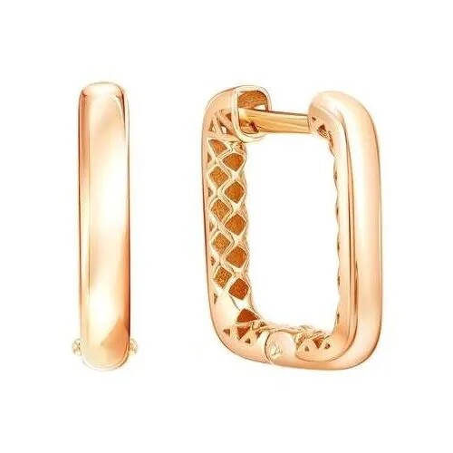 Серьги Яхонт, золото, 585 проба