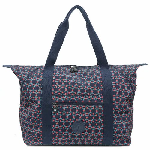 Сумка тоут FABRETTI 8596-159, фактура матовая, синий