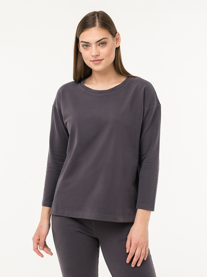 Свитшот женский LIOLI USV020201RAINBOW фиолетовый 46 RU