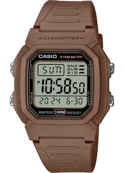 Японские наручные  мужские часы Casio W-800H-5A. Коллекция Digital