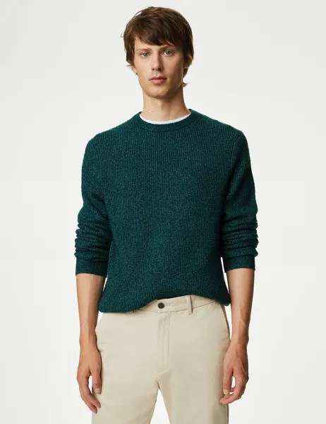 Толстый джемпер Supersoft с круглым вырезом Marks & Spencer
