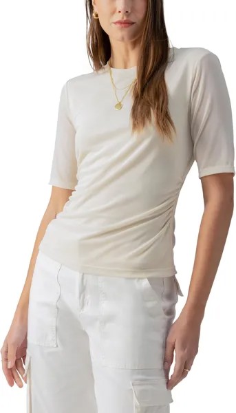 Футболка Sanctuary Half Sleeve Perfect Mesh Tee, цвет Birch
