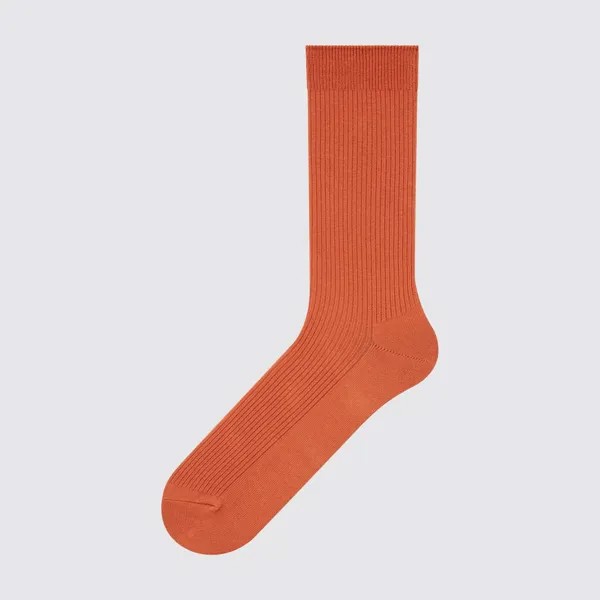 Цветные носки UNIQLO, оранжевый