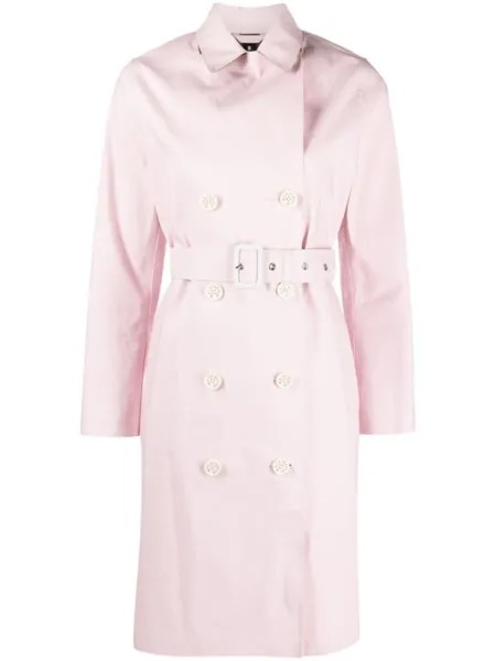Mackintosh двубортный тренч Morna, розовый