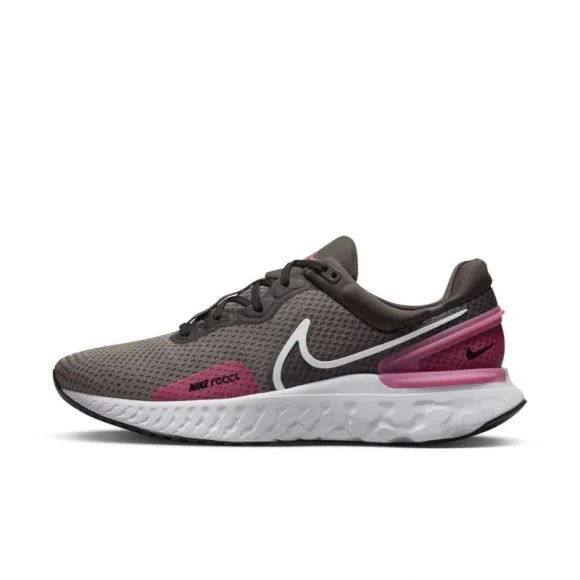 Кроссовки Nike React Miler 3 Men's Road Running, белый/темно-серый/сиреневый
