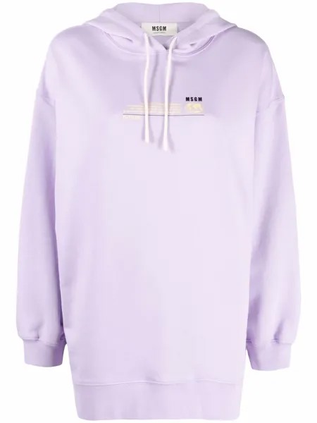 MSGM длинное худи с логотипом