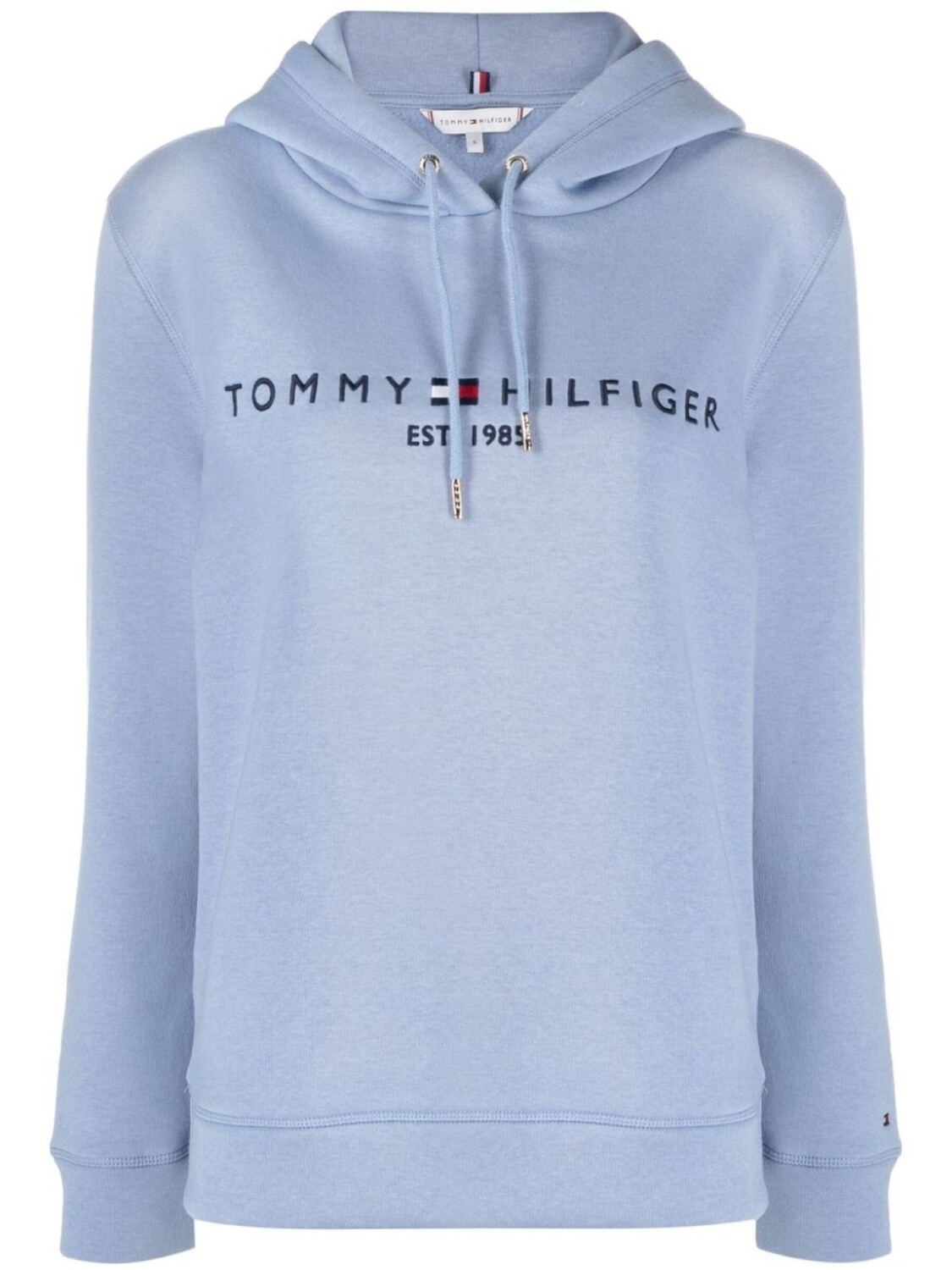 Tommy Hilfiger худи с вышитым логотипом, синий