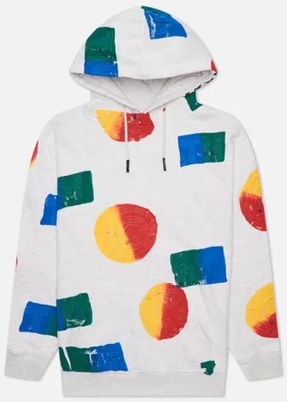 Мужская толстовка Chinatown Market Paint Stain Hoodie, цвет серый, размер M