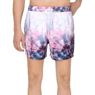 Мужские розовые пляжные шорты Happy Hour Tie-Dye, короткие плавки M BHFO 4821