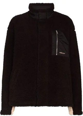 AMBUSH two-tone teddy jacket