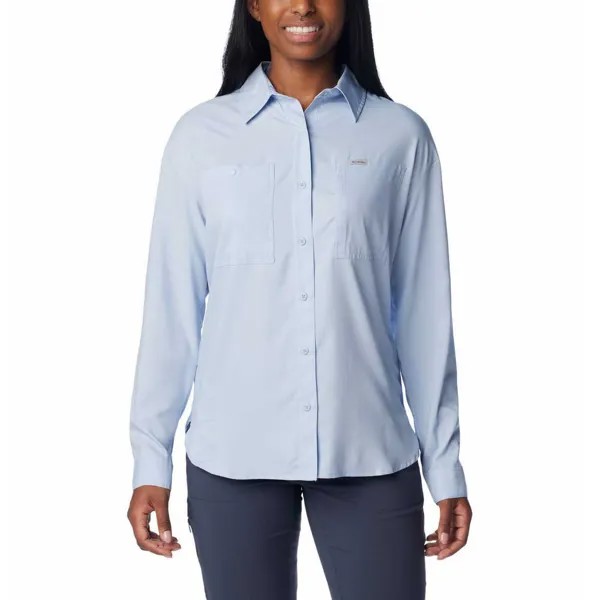 Рубашка с длинным рукавом Columbia Silver Ridge Utility, синий