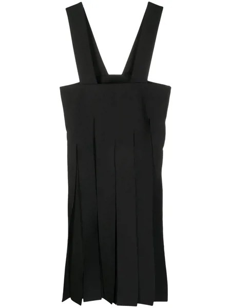 Comme Des Garçons Comme Des Garçons sliced dungaree-dress