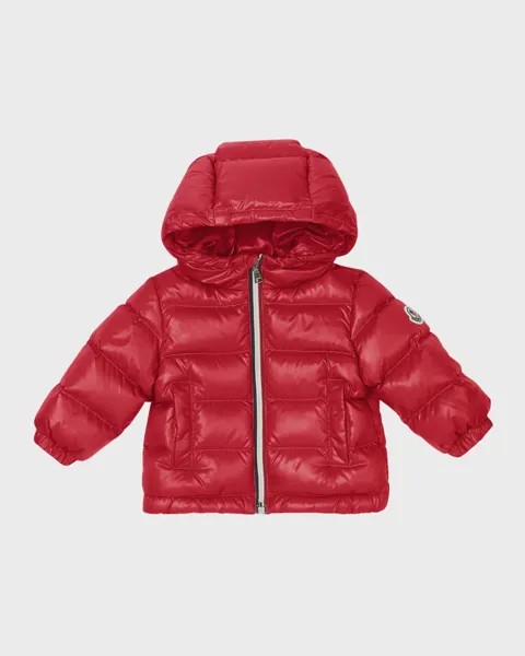 Новая куртка-пуховик Aubert для мальчика, размер 6M-3 Moncler, цвет Red